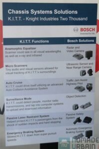 BOSCH K2000 KITT CES LAS VEGAS 2015 tableau