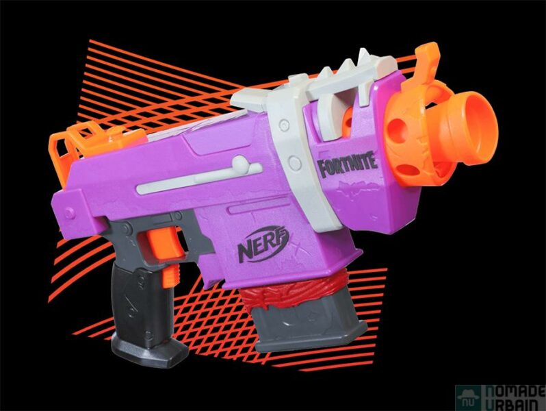 Nerf - fortnite - blaster heavy sr - le blaster fortnite le plus long -  viseur amovible - 6 fléchettes - chargeur 6 fléchettes - La Poste