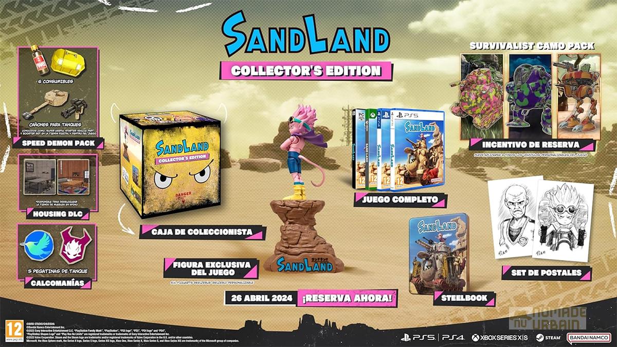 Test Sand Land Collector