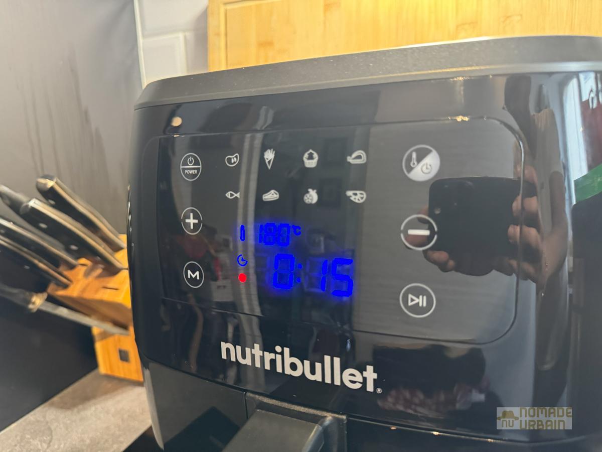 Test Nutribullet XXL Digital Air Fryer NBA071B : Le bon rapport qualité prix pour les petites familles