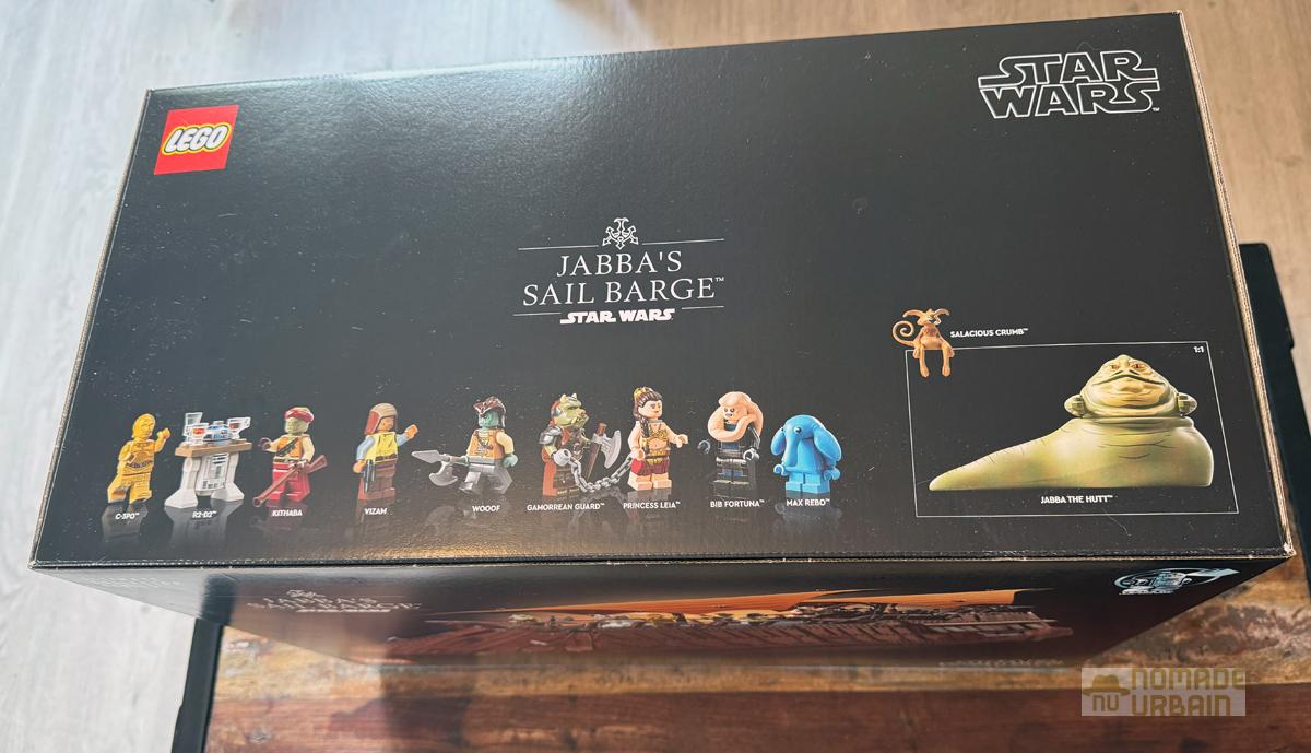 J'ai monté le Set Lego (75397) La barge à voiles de Jabba : 77 cm de bonheur et de passion Star Wars