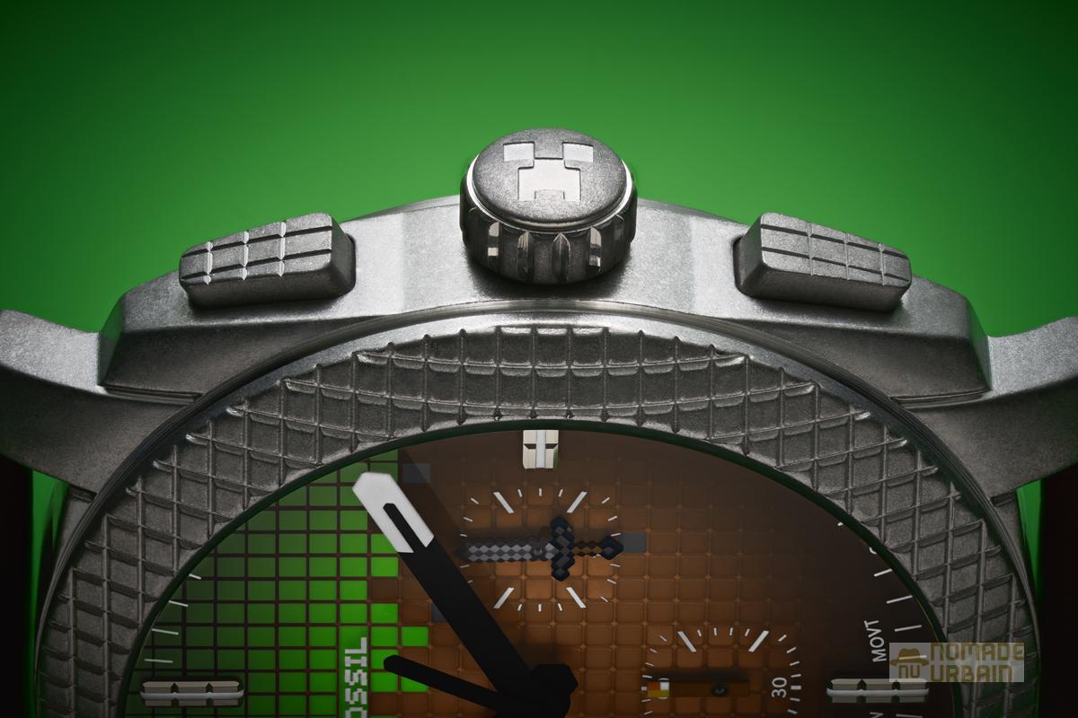 Fossil x Minecraft : Une rencontre entre montre, gaming et pixel art