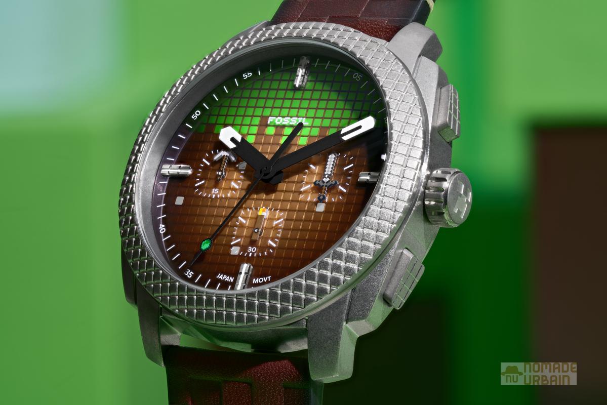 Fossil x Minecraft : Une rencontre entre montre, gaming et pixel art