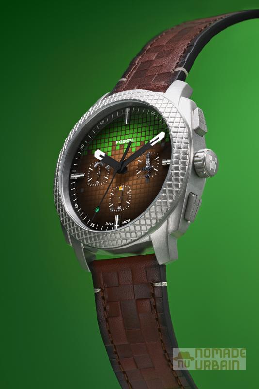 Fossil x Minecraft : Une rencontre entre montre, gaming et pixel art